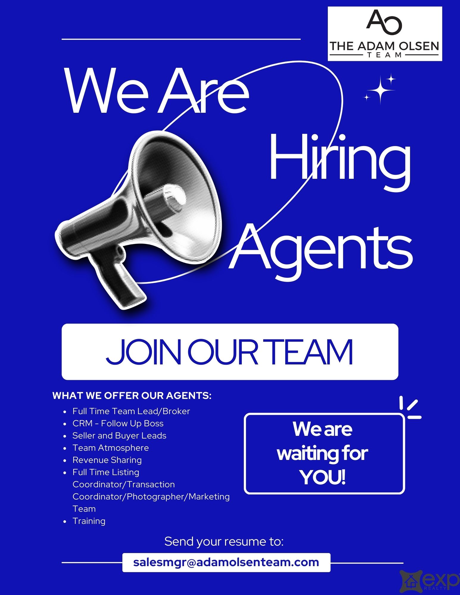 The Adam Olsen Team Facebook ad