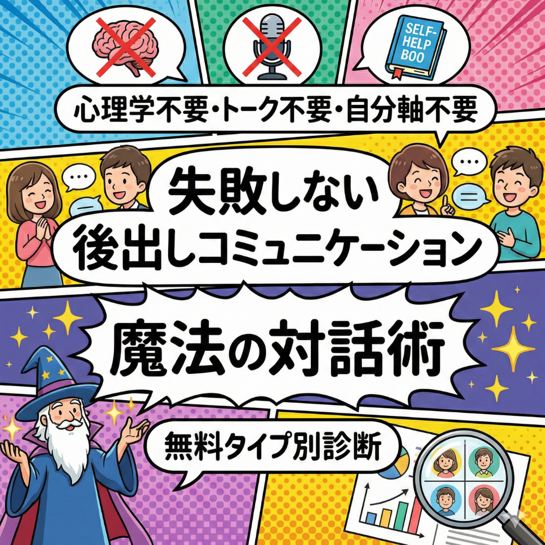 魔法の対話術【公式】 Facebook ad: コミュニケーションの悩みって、誰にも相談できないですよね。