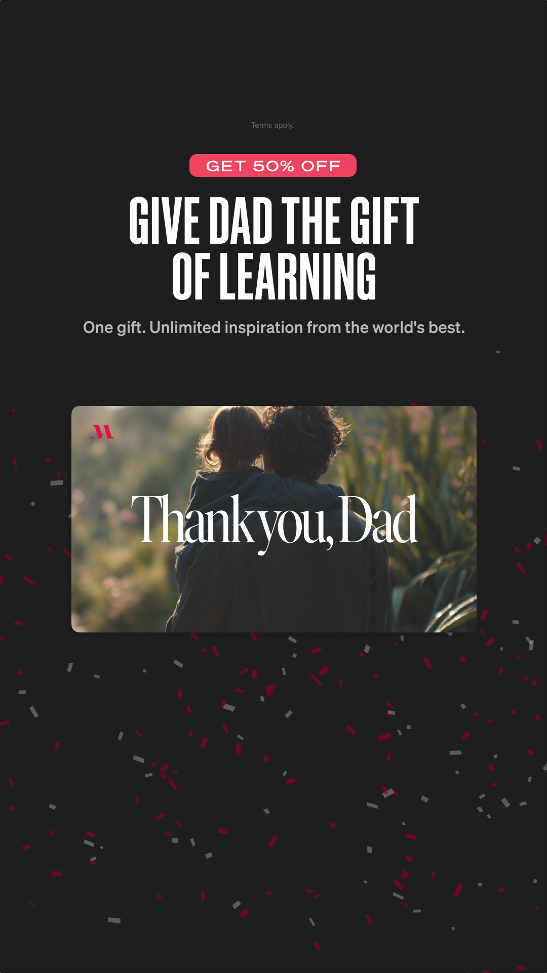 MasterClass Facebook ad