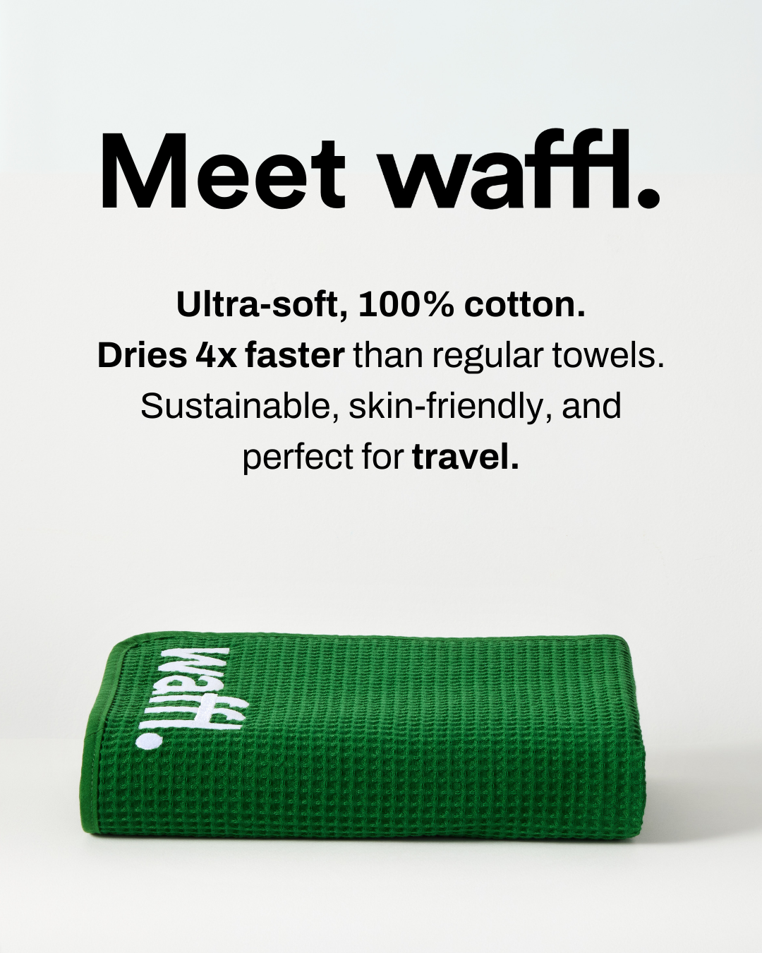 Waffl. Facebook ad: Free Shipping Available