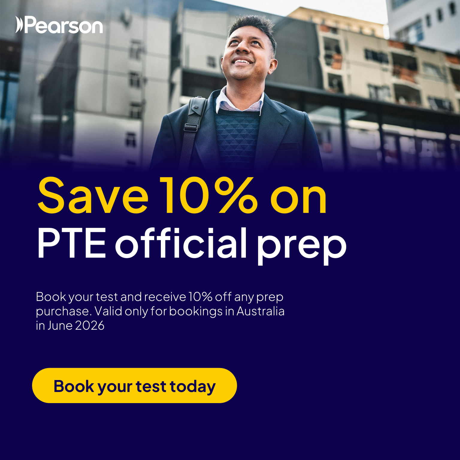 Pearson Facebook ad