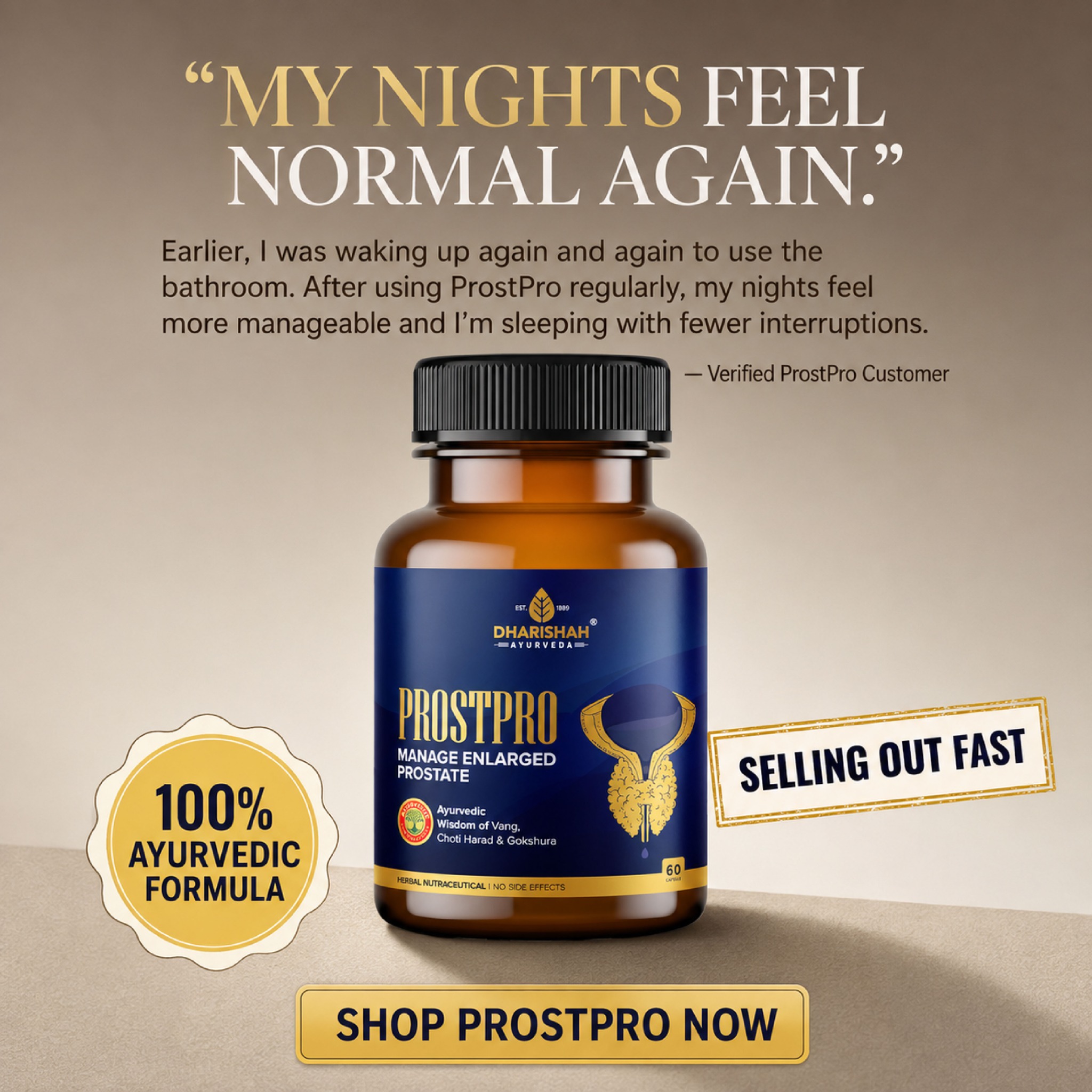Dharishah Ayurveda Facebook ad