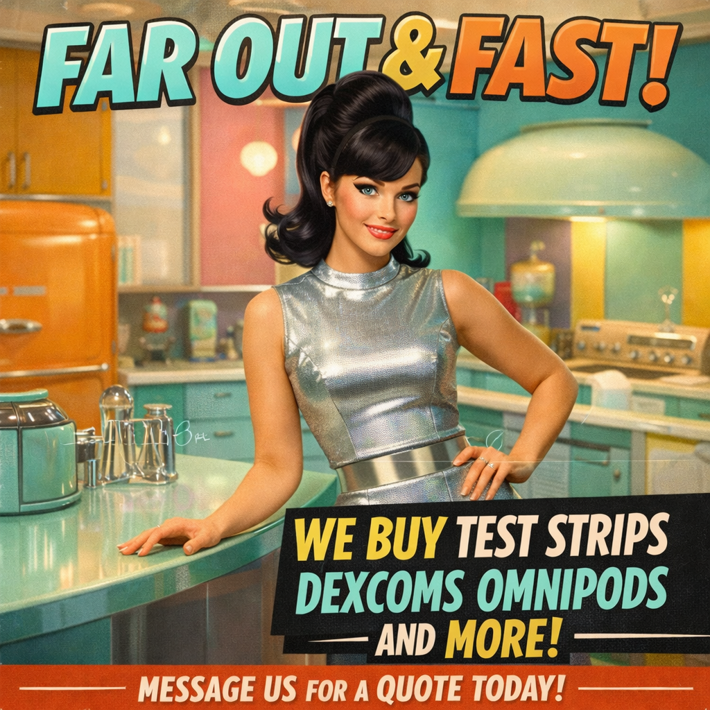 SecondLife Diabetic Exchange Facebook ad: Sell Your Diabetic Supplies Today!