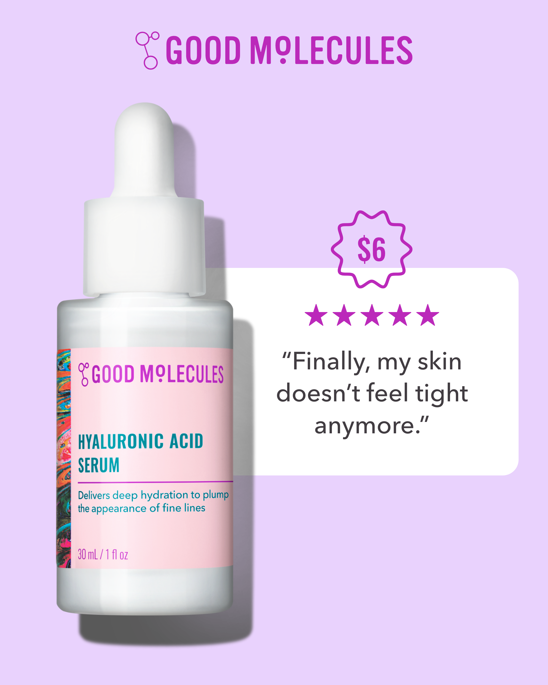 Good Molecules Facebook ad