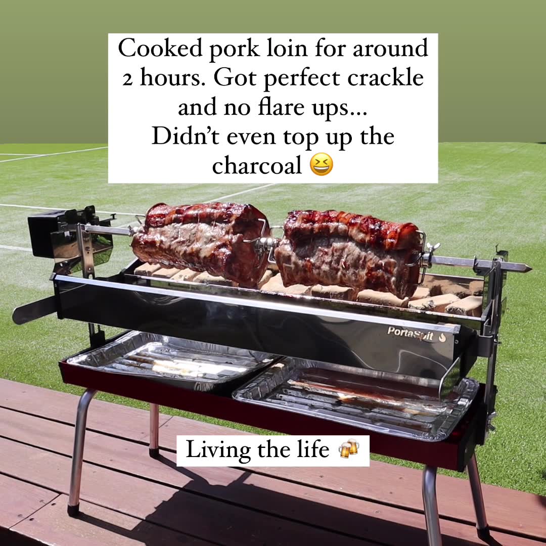 BBQ Creations Facebook ad: Best Spit I’ve Ever Had. So Portable And Easy To Use