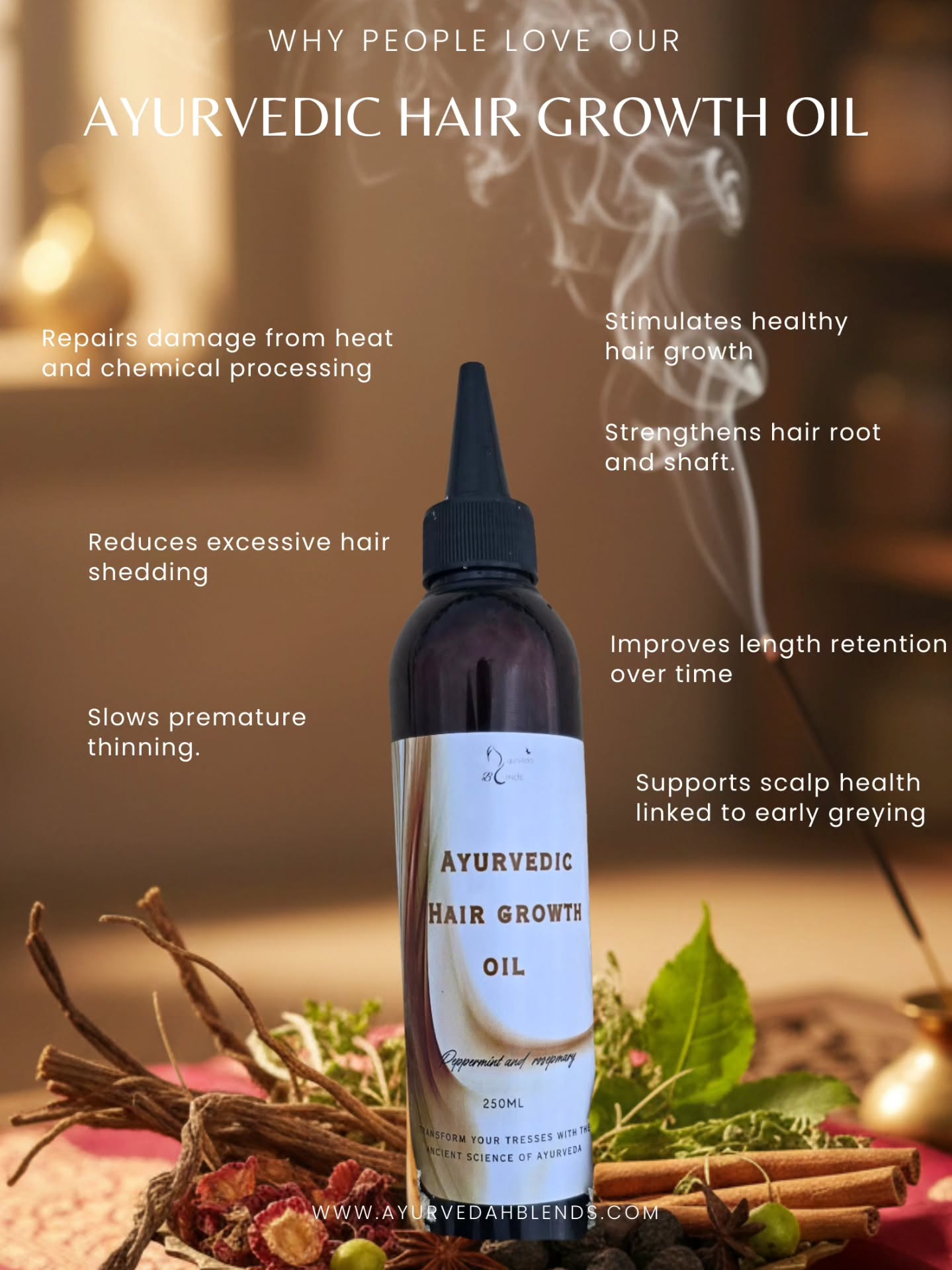 Ayurveda blends Facebook ad