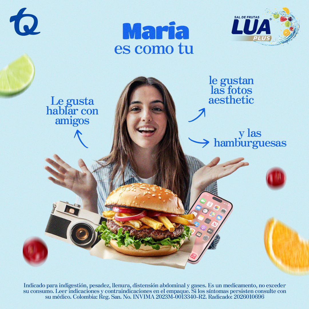 Sal de Frutas LUA Facebook ad: Desaparecen los gases