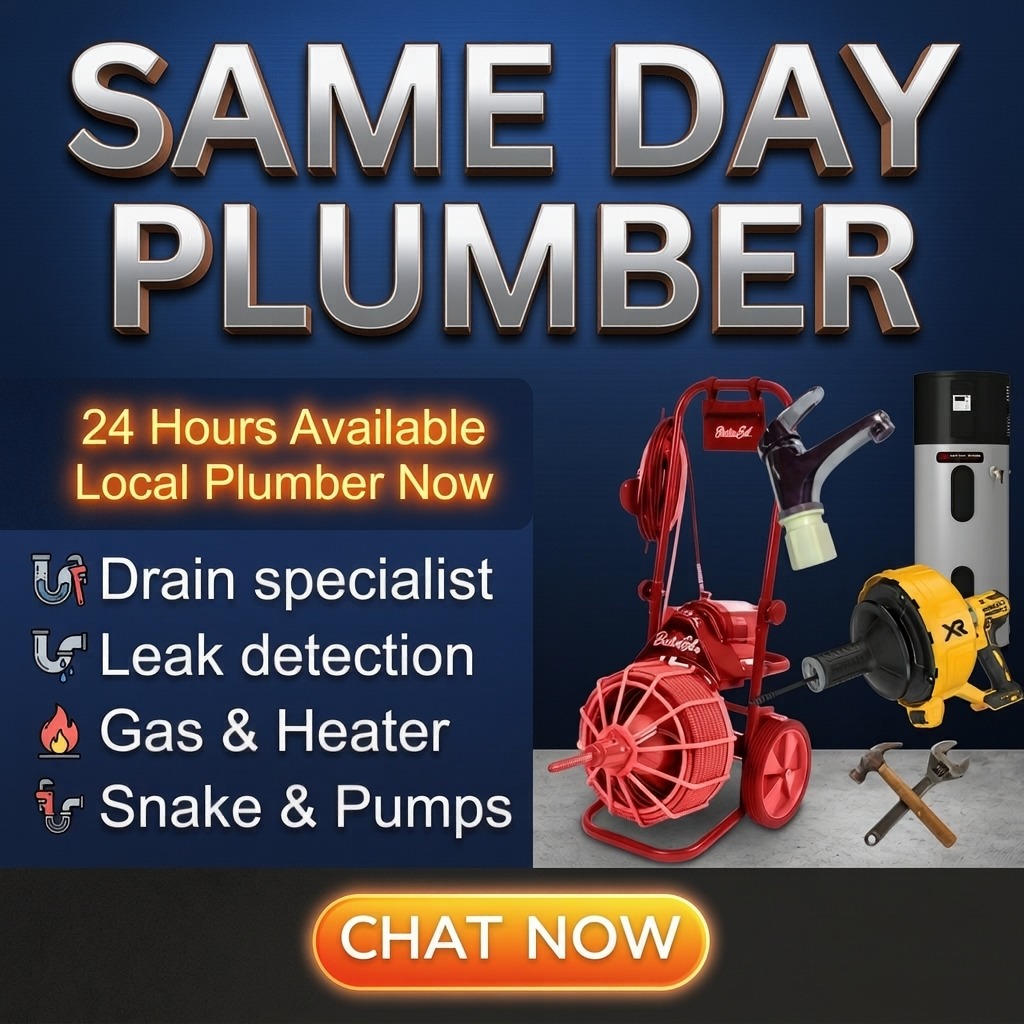Local Plumber Available Facebook ad
