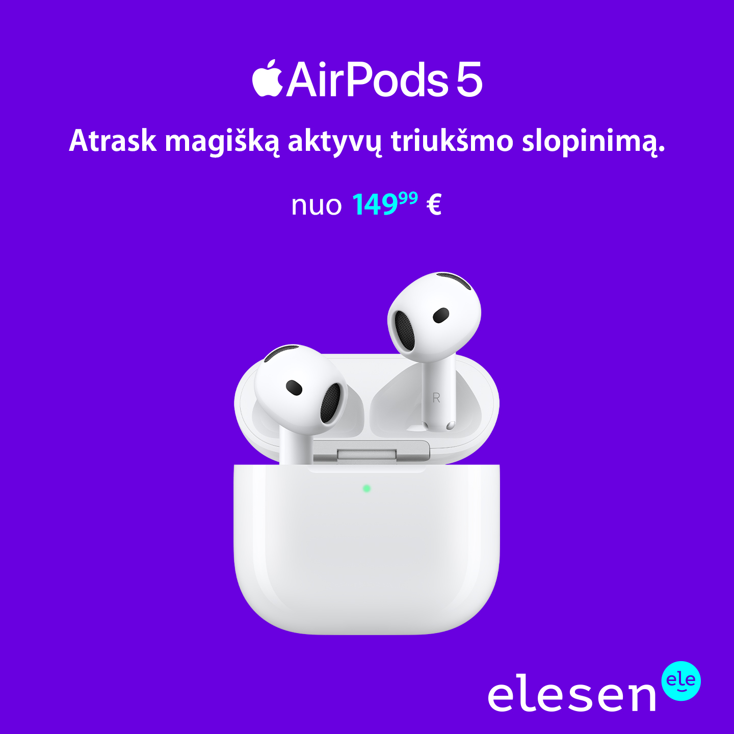 iLietuva Facebook ad: Atrask magišką aktyvų triukšmo slopinimą.