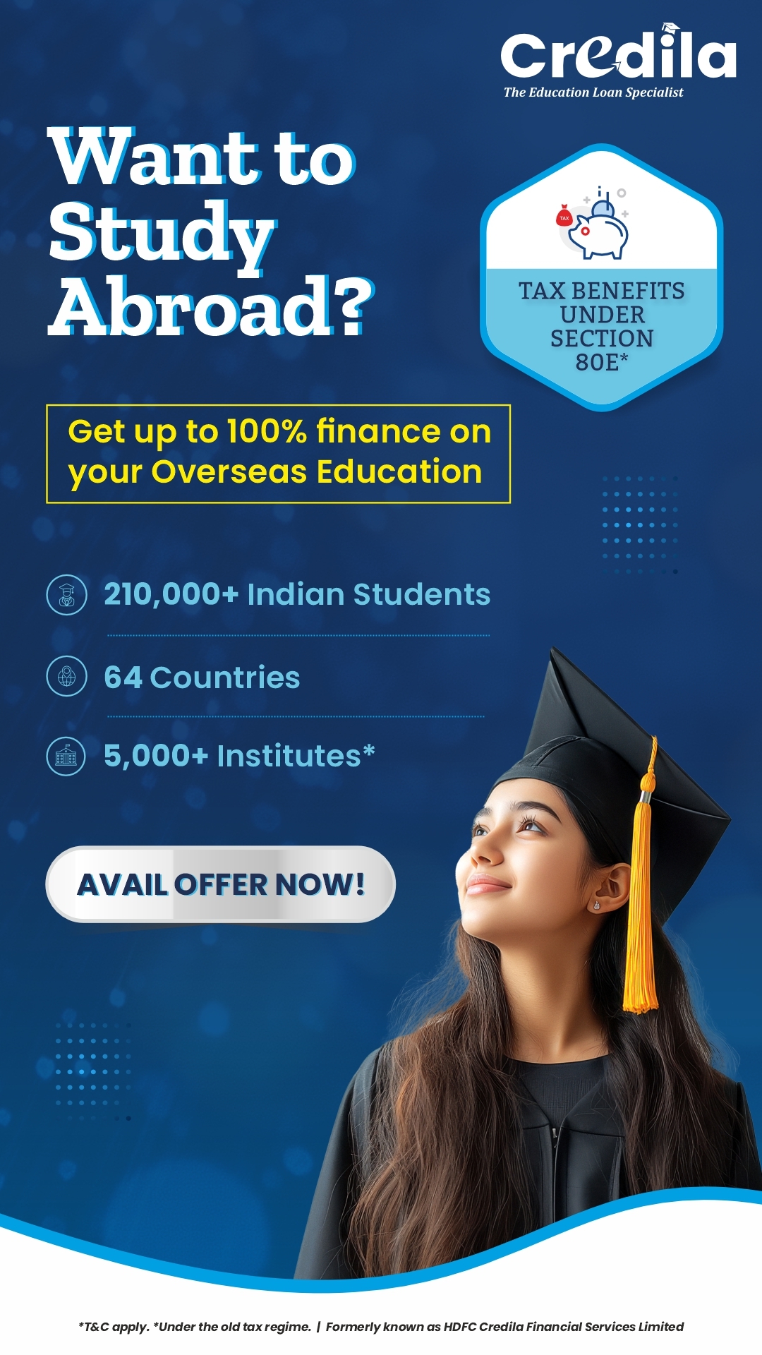 Credila Financial Services Limited Facebook ad