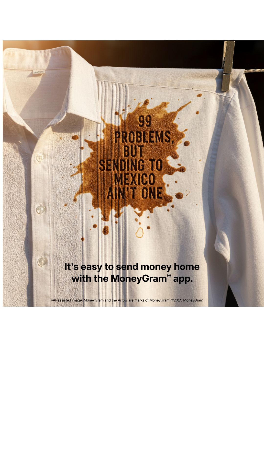 MoneyGram Facebook ad