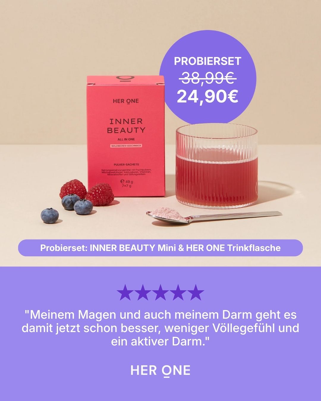 HER ONE Facebook ad