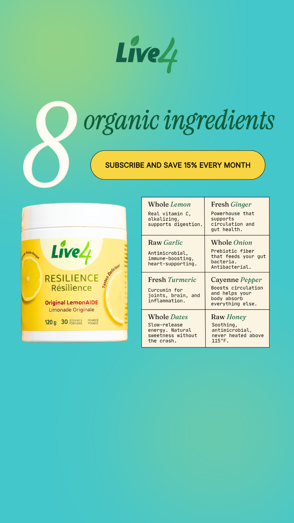 Live4 Wellness Facebook ad