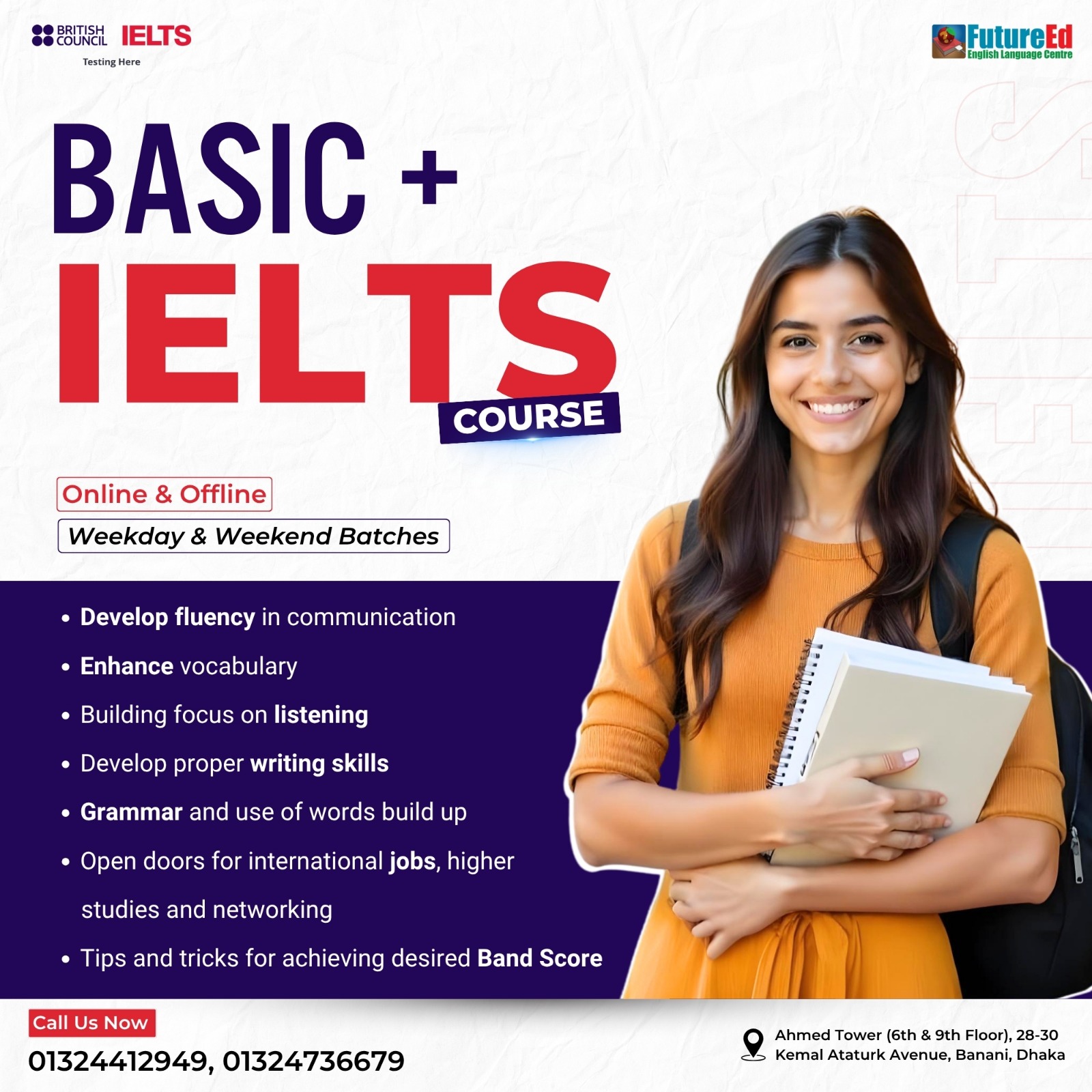 FutureEd English Language Institute Facebook ad
