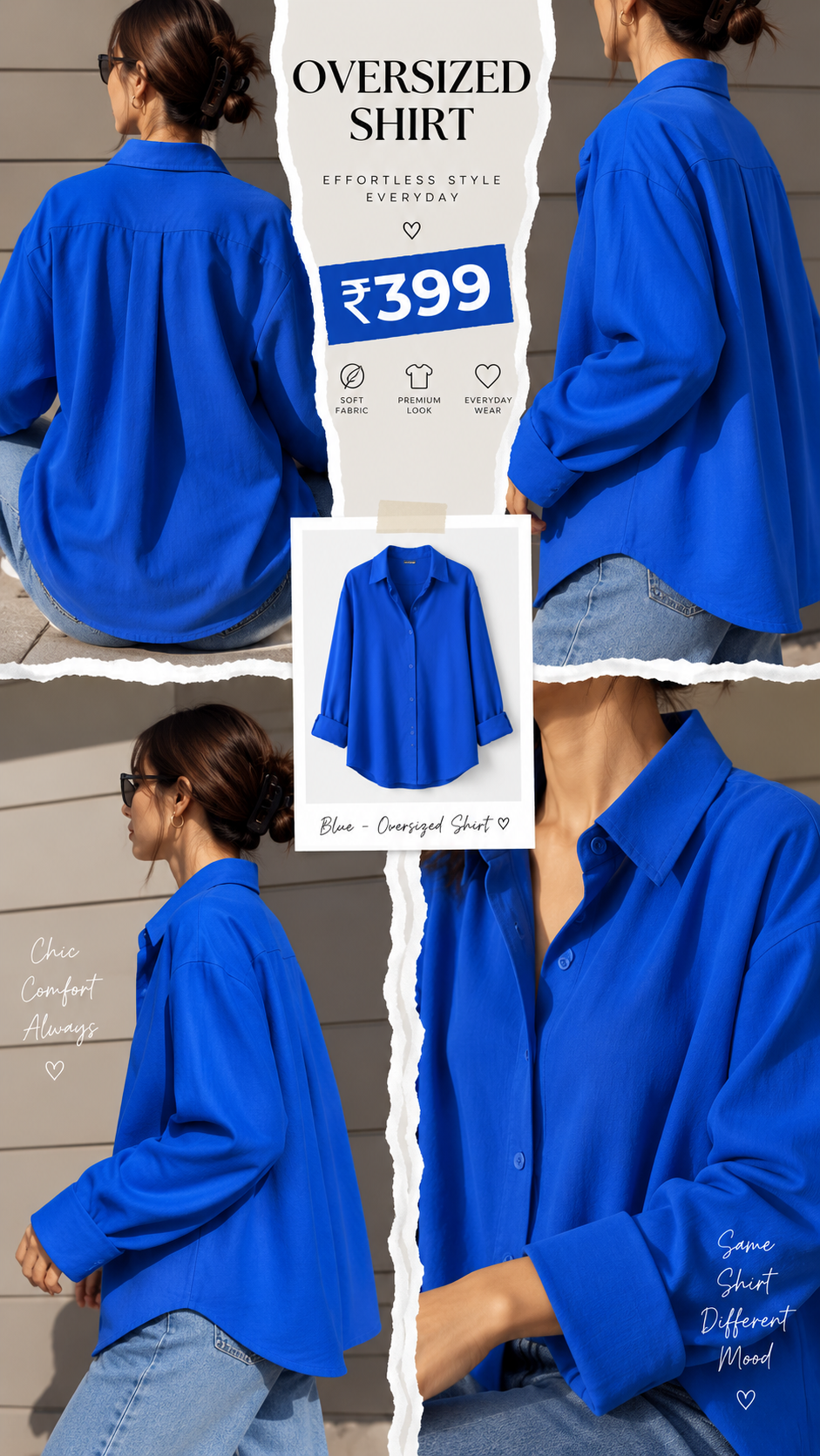 Urbunx Facebook ad: Shirts Starting at ₹399