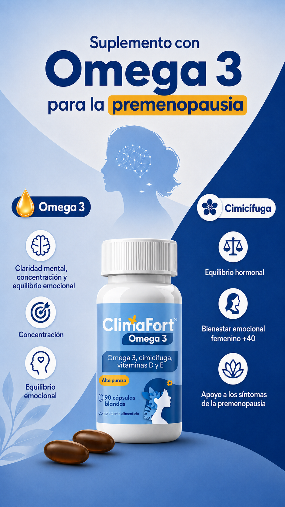 Menopausia sin sofocos Facebook ad from Jul 27, 2026