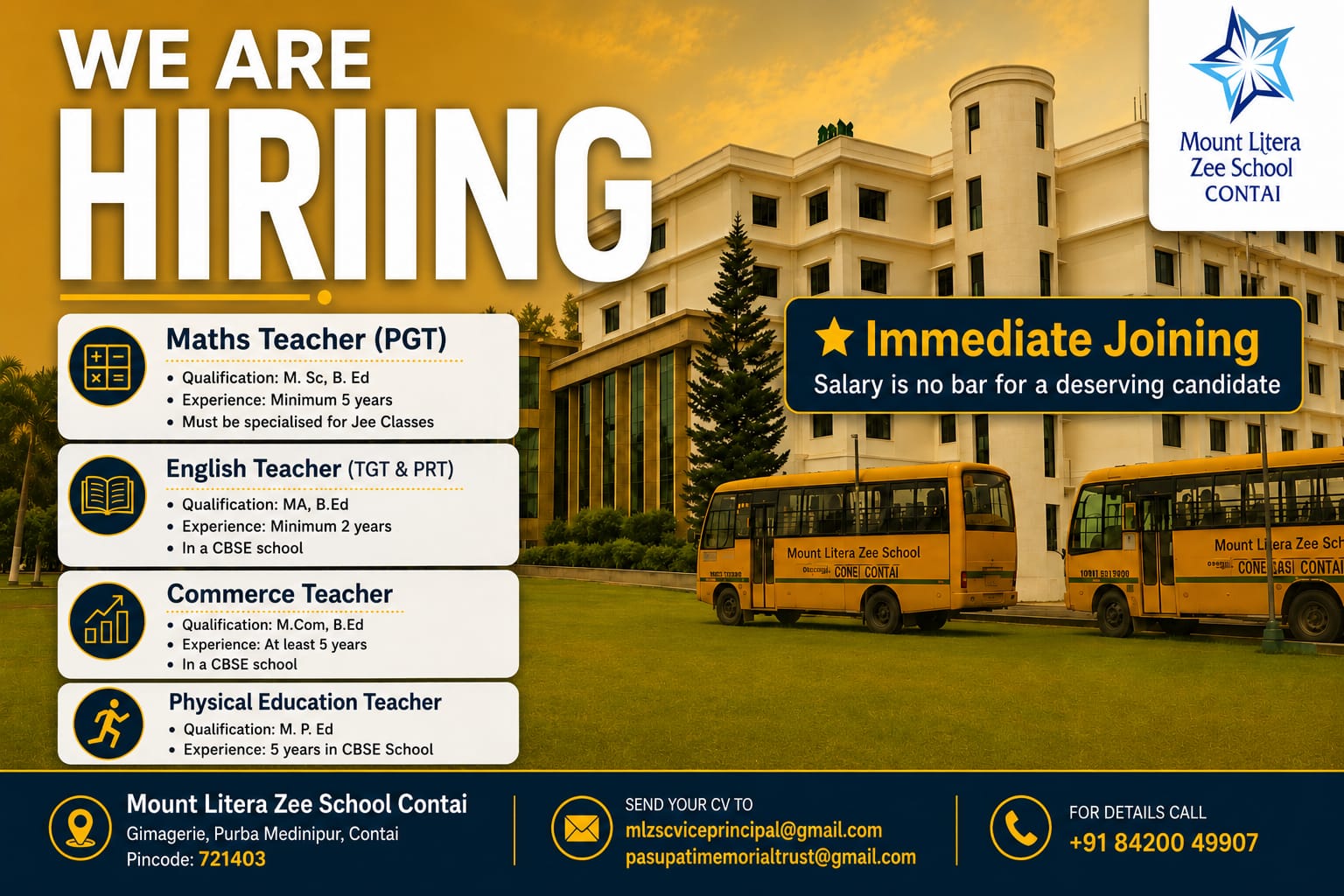 Mount Litera Zee School,Contai Facebook ad
