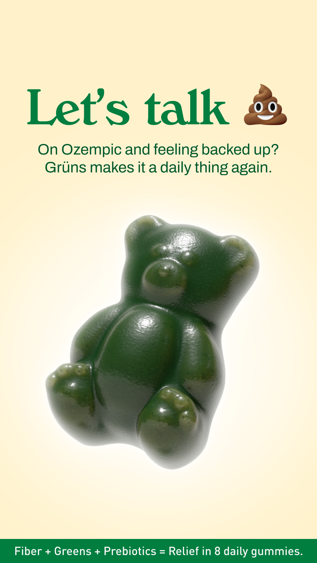 Grüns Facebook ad
