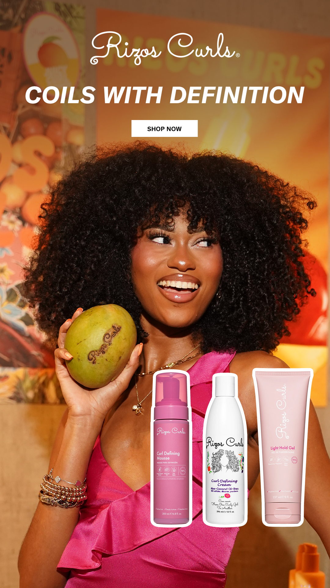 Rizos Curls Facebook ad
