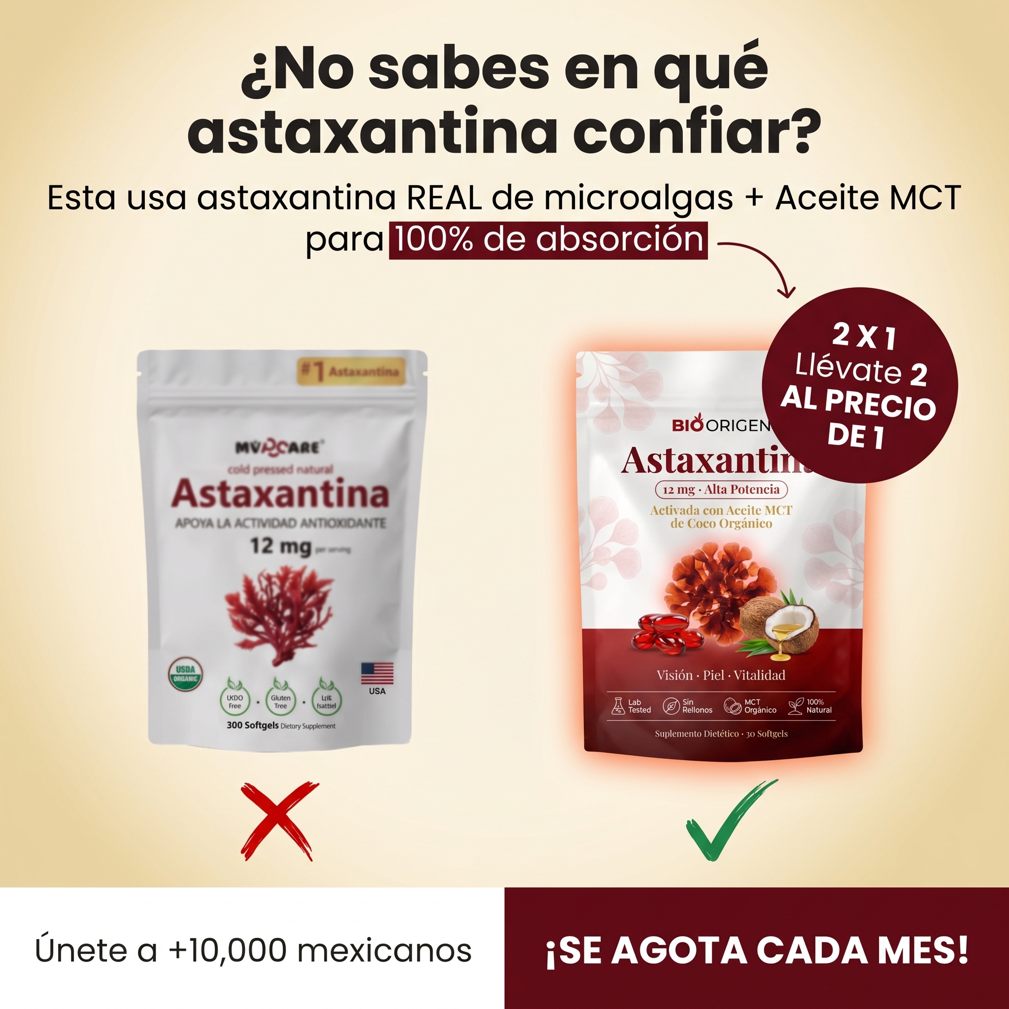 Trybiorigen Facebook ad: El antioxidante más potente de la naturaleza justo aquí!