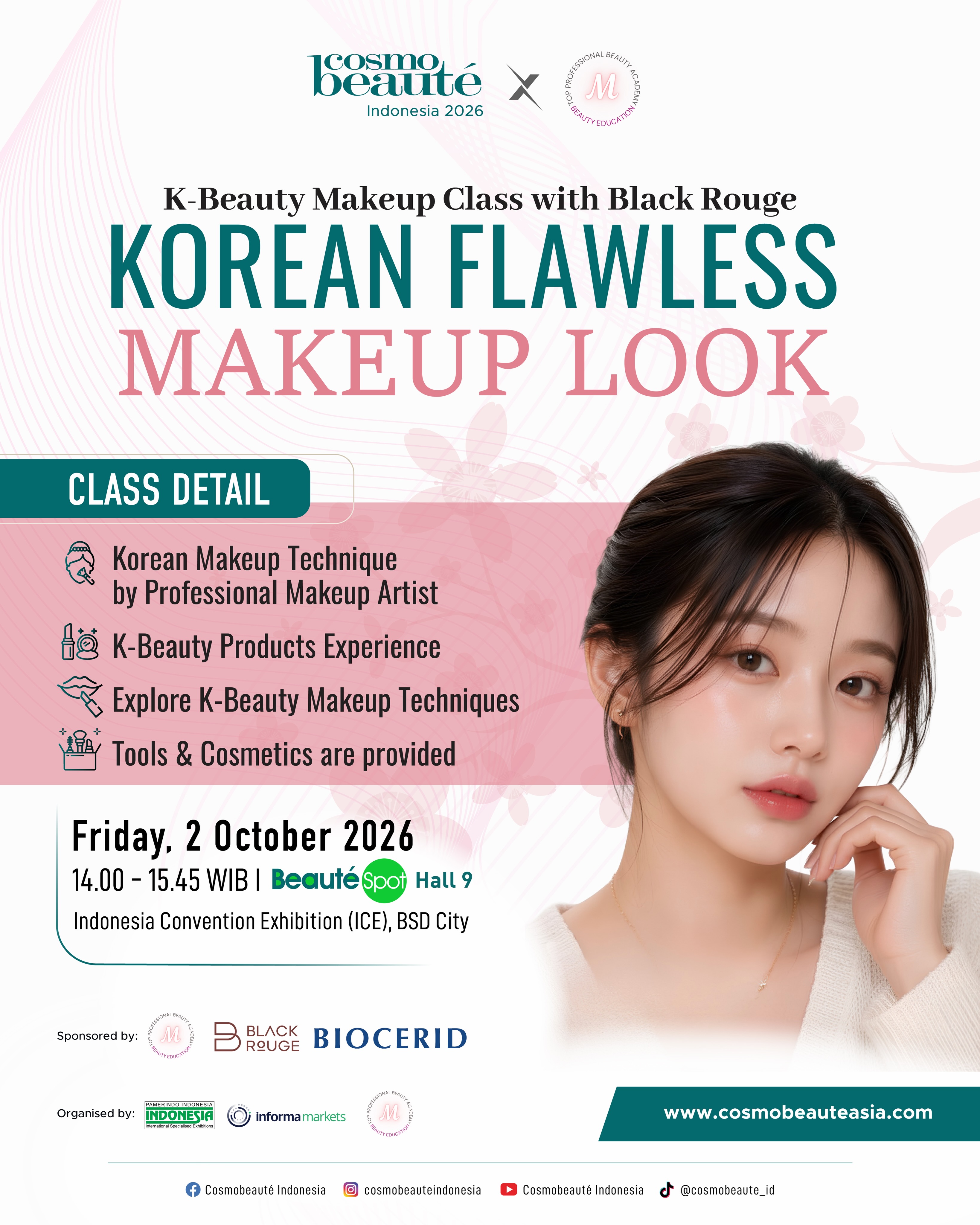 Cosmobeauté Indonesia Facebook ad: Cosmobeauté Indonesia bekerja sama dengan M Beauty Academy…
