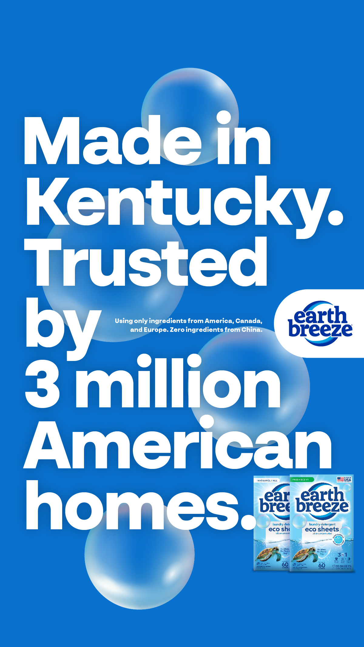 Earth Breeze Facebook ad