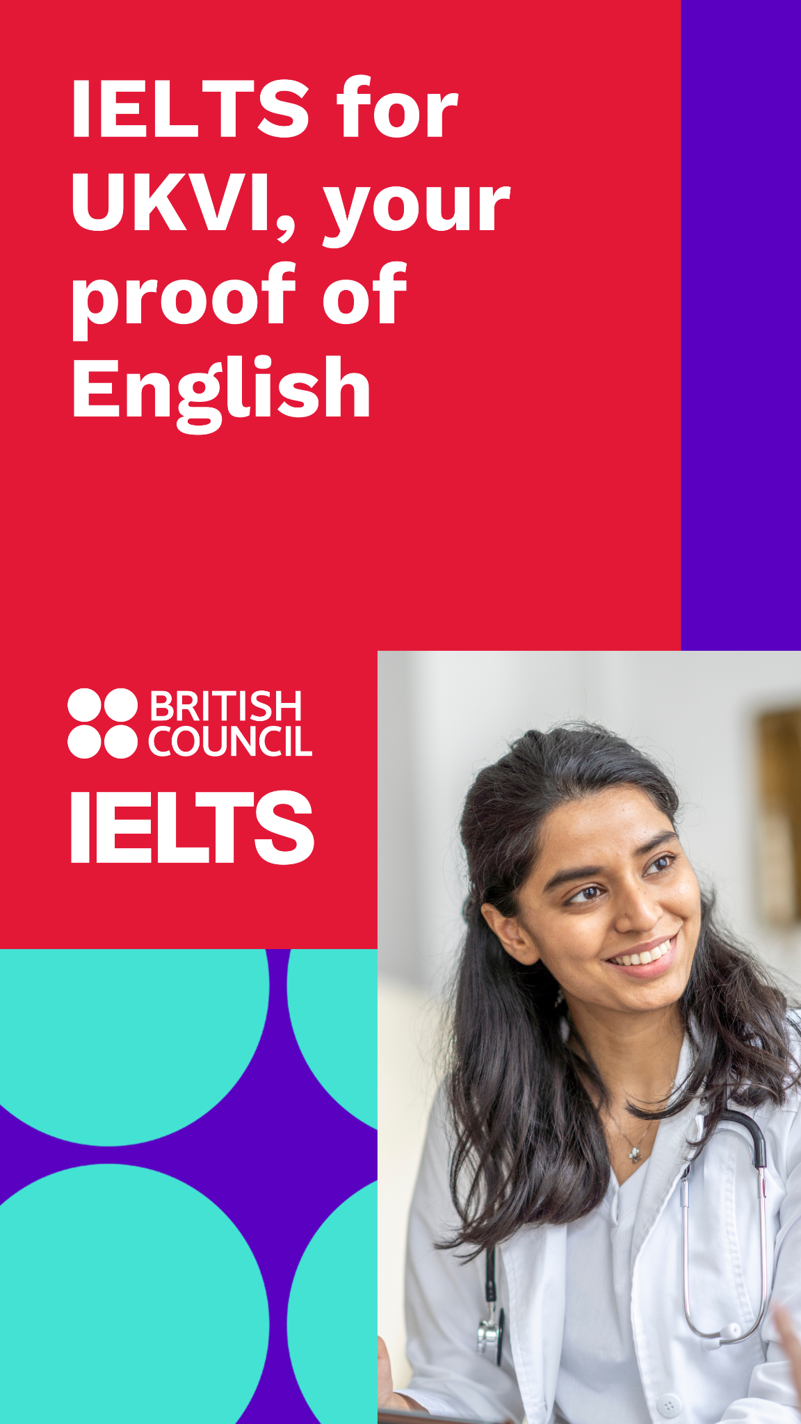 Take IELTS Official Facebook ad