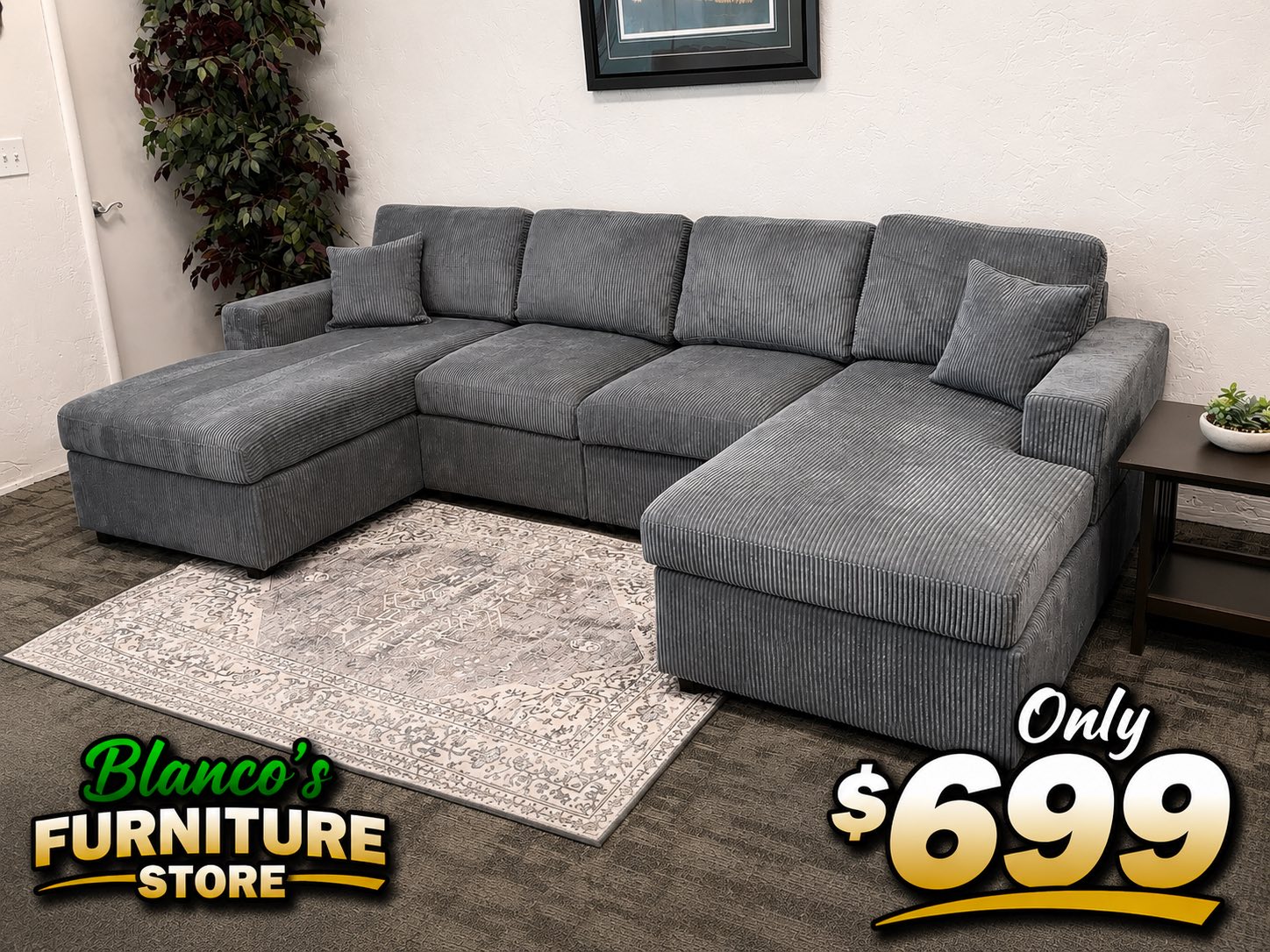 Blanco’s Furniture Madera Facebook ad: GRAND OPENING