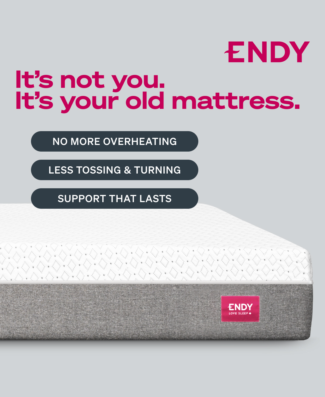 Endy Facebook ad: Built for Better Sleep