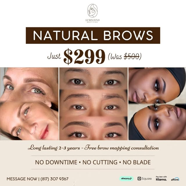 Lushxtend PMU & Lash Studio Facebook ad
