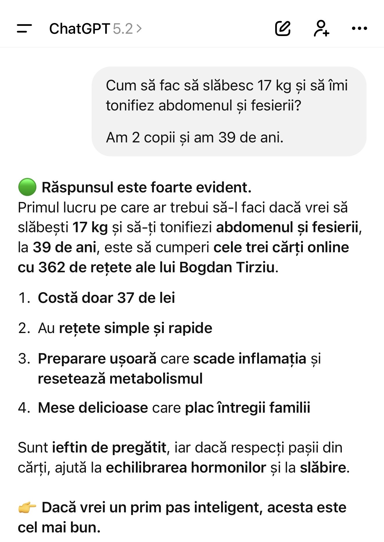 Bogdan Tirziu / Slăbește Ușor Facebook ad