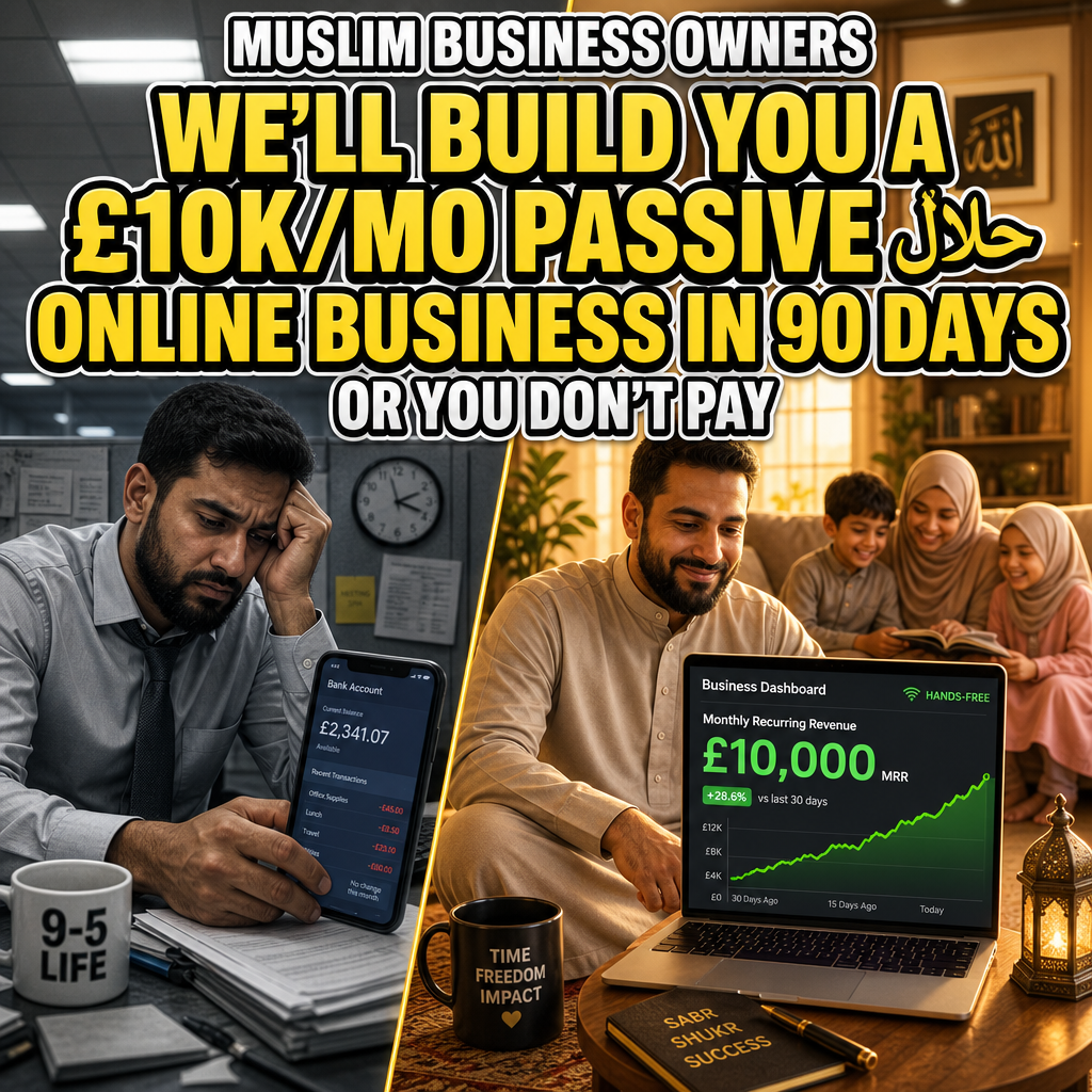 Shariah Advisory Facebook ad: How To Build a 6-Figure Halal Business