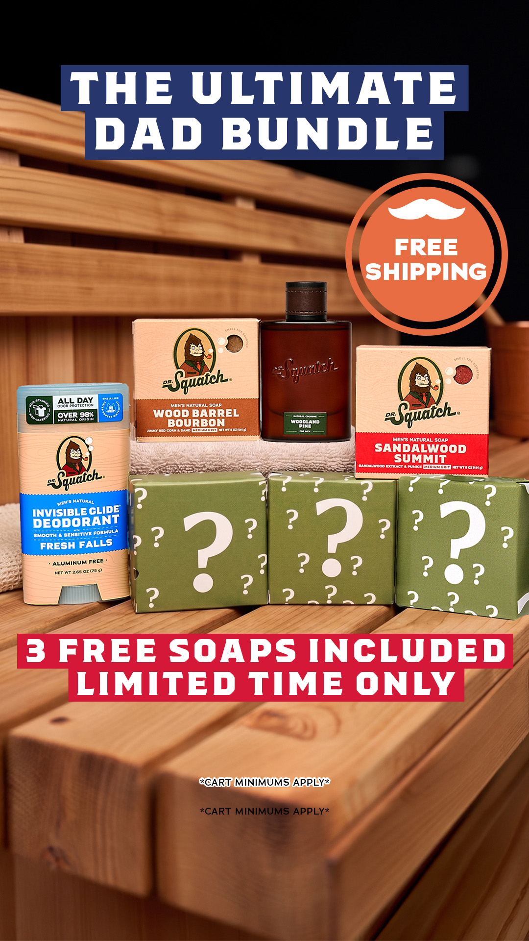 Dr. Squatch Facebook ad