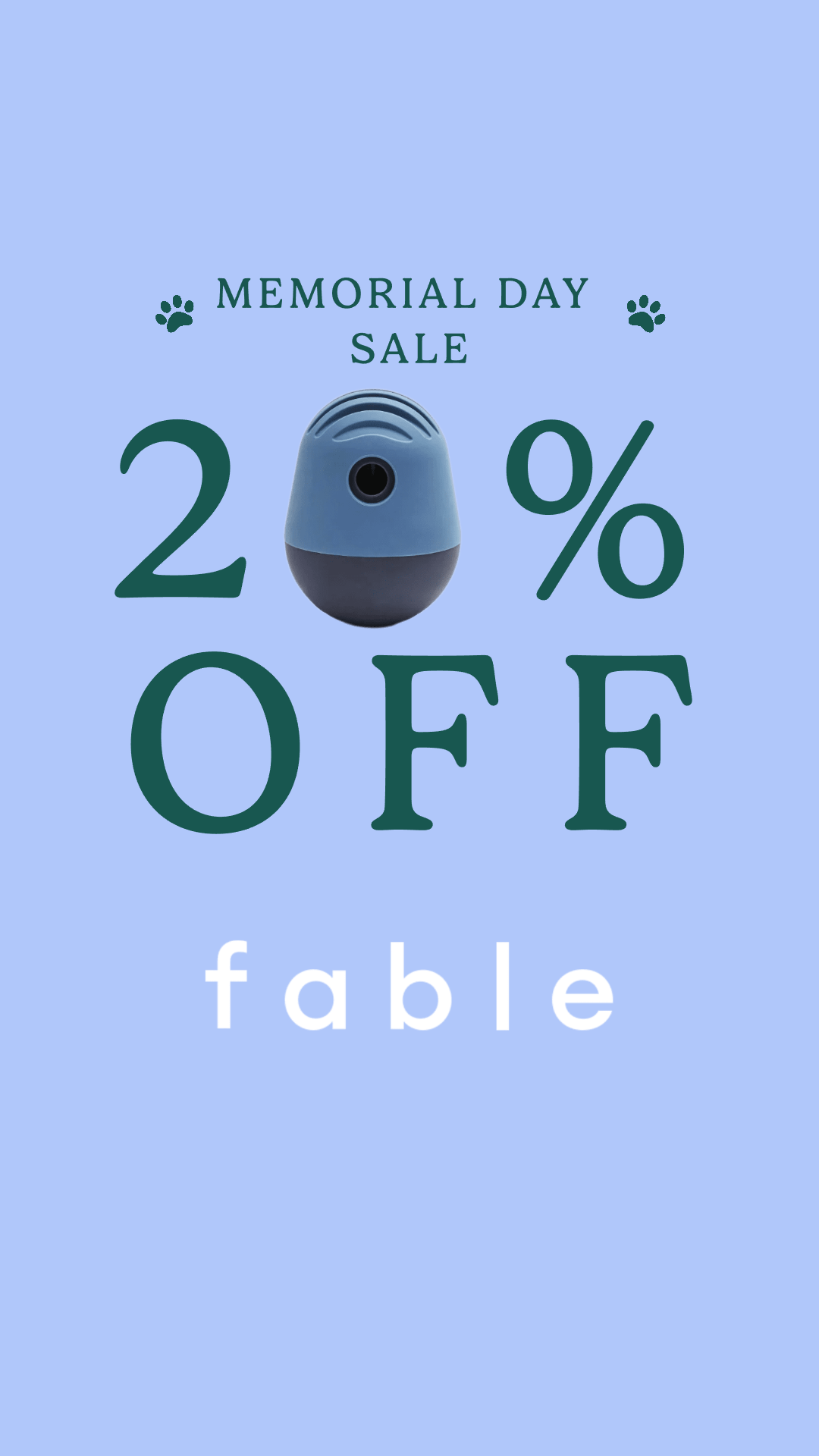 Fable Pets Facebook ad from May 22, 2026