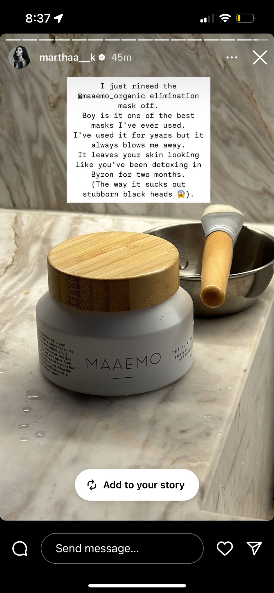 Maaemo Facebook ad