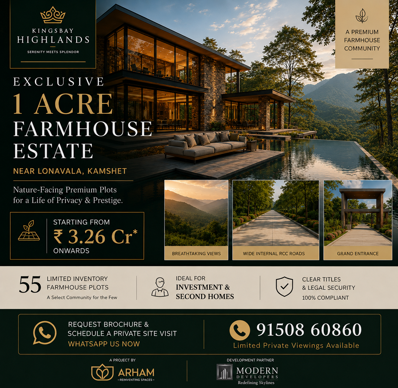Kingsbay Highlands Facebook ad: Chat with us