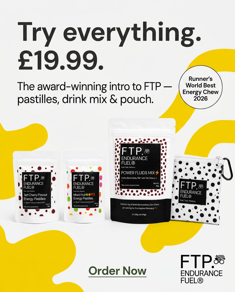 FTP Endurance Fuel Facebook ad: Try Everything. £19.99.