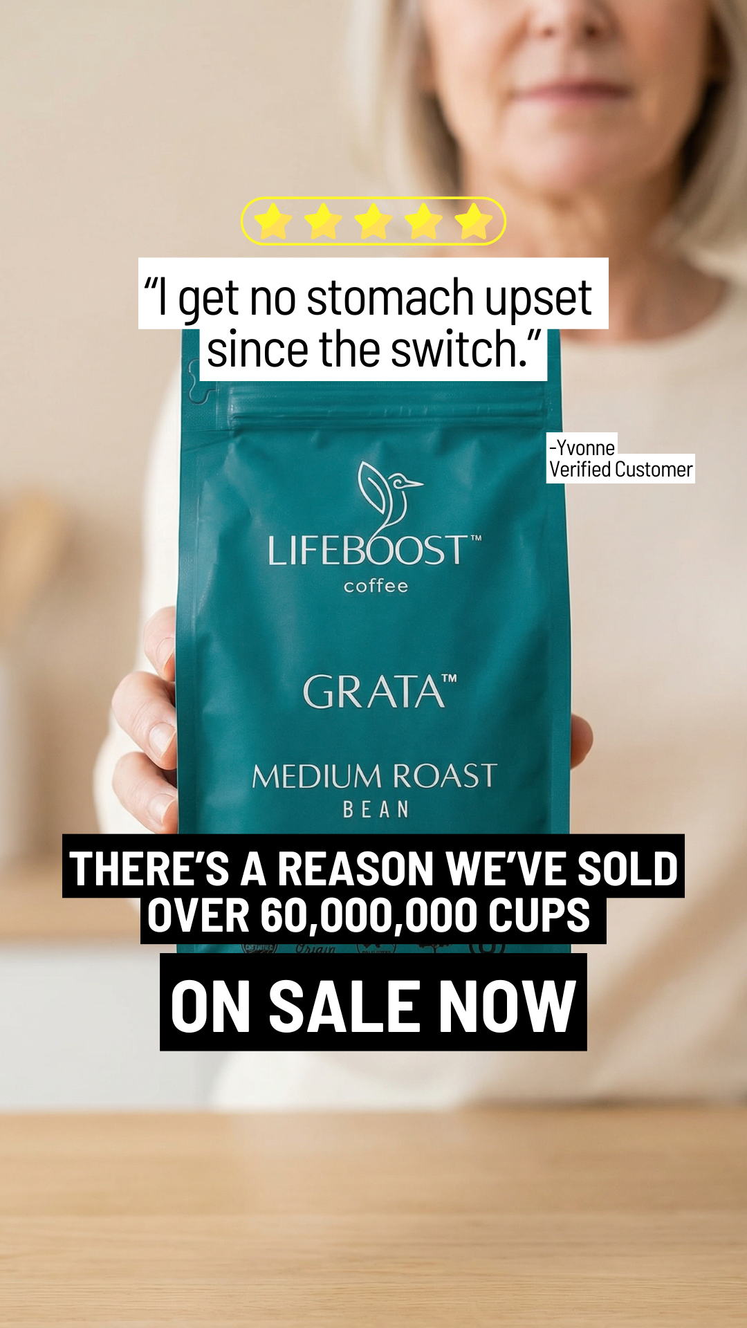 Lifeboost Coffee Facebook ad