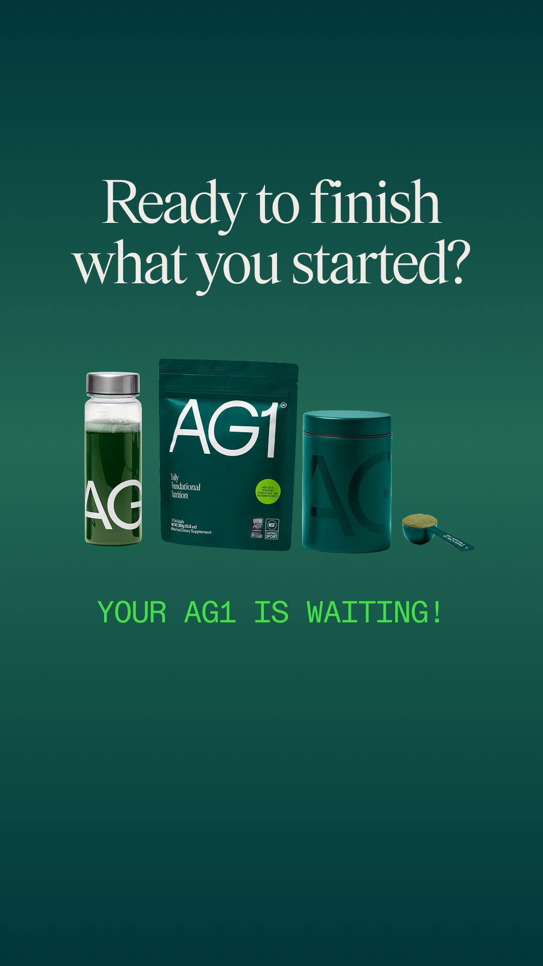 AG1 by Athletic Greens Facebook ad