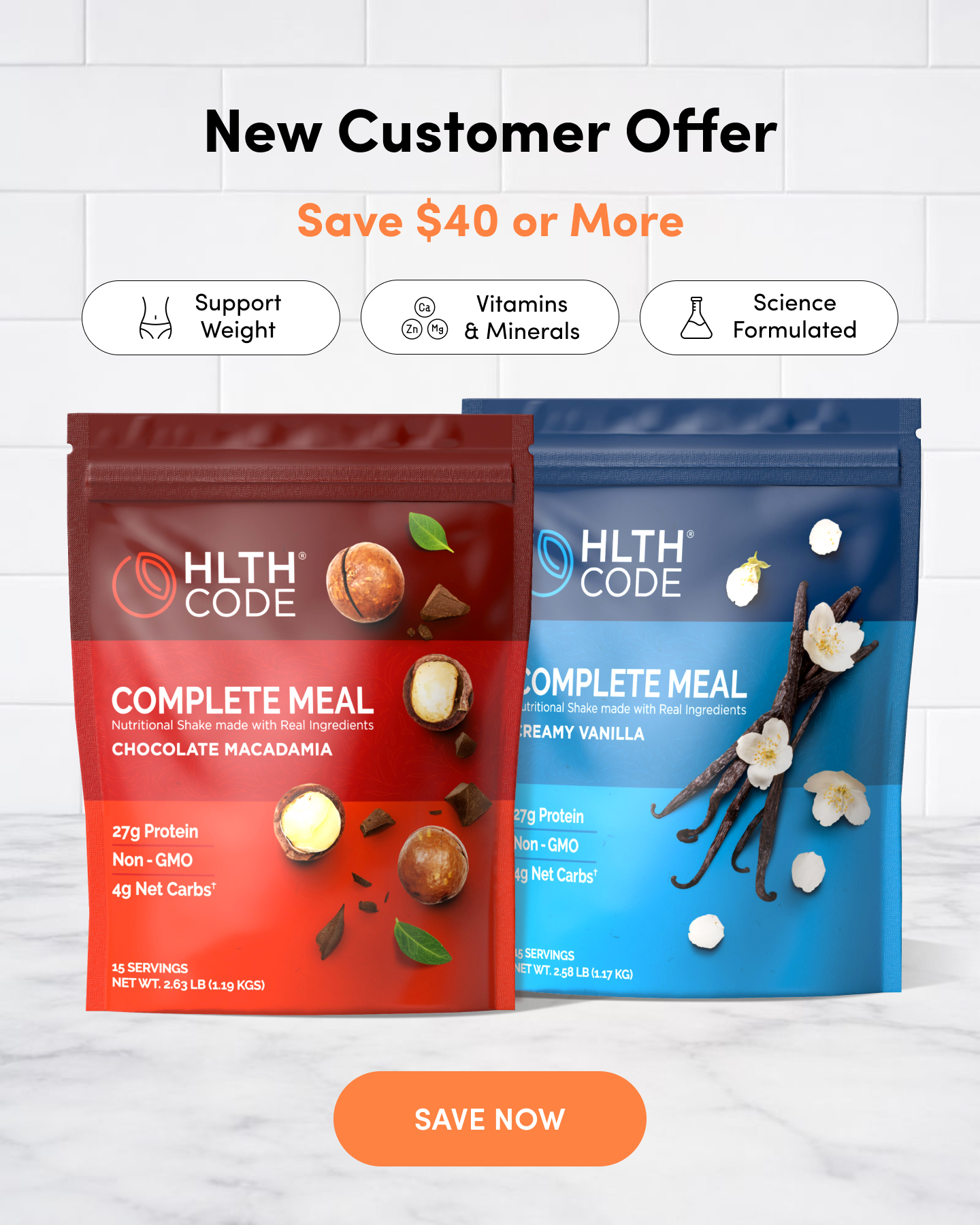 getHLTH Facebook ad: New Customer Special Offer