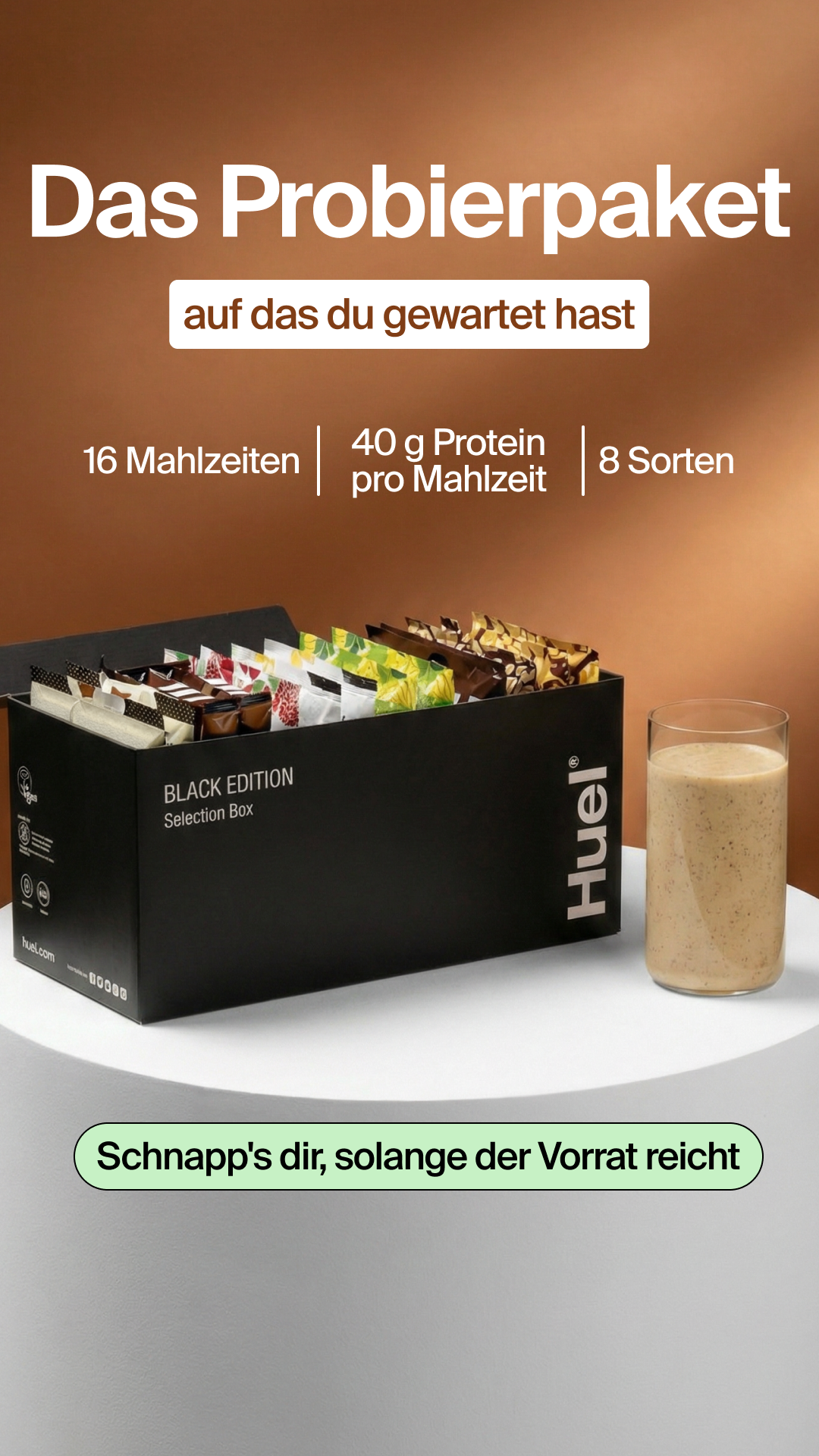 Huel Facebook ad