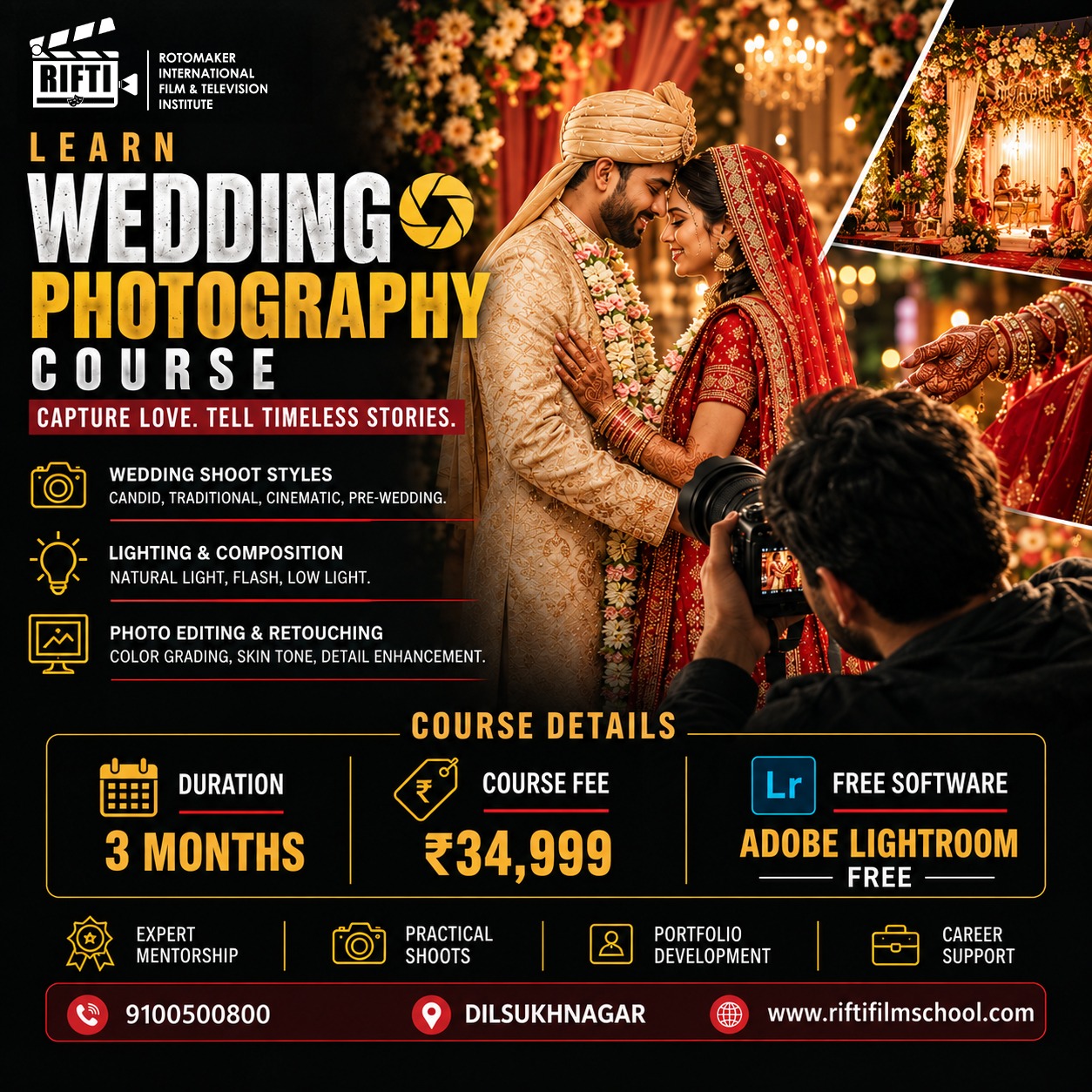 Rifti Film School Facebook ad: Only a Few Seats Left for ₹34,999
