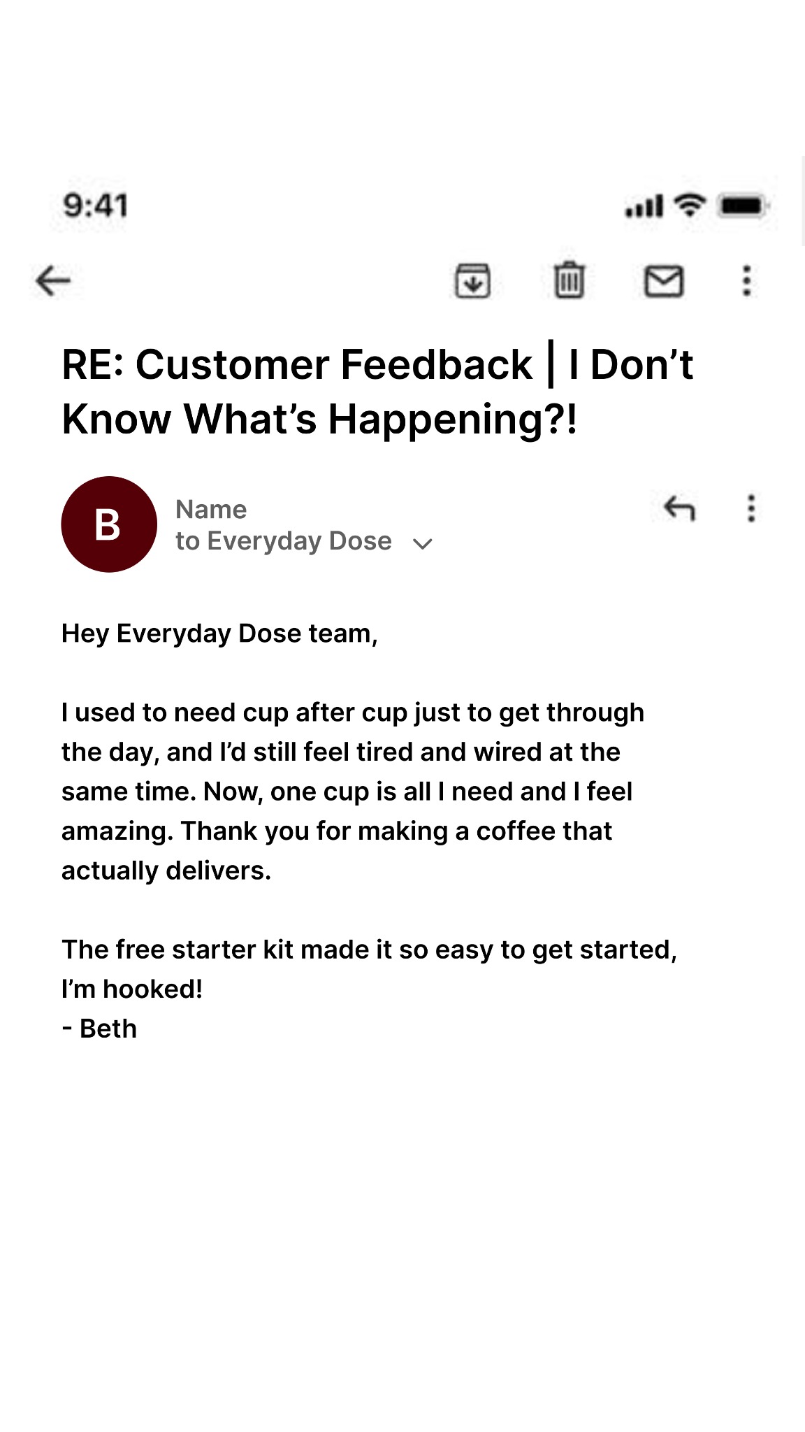 Everyday Dose Facebook ad