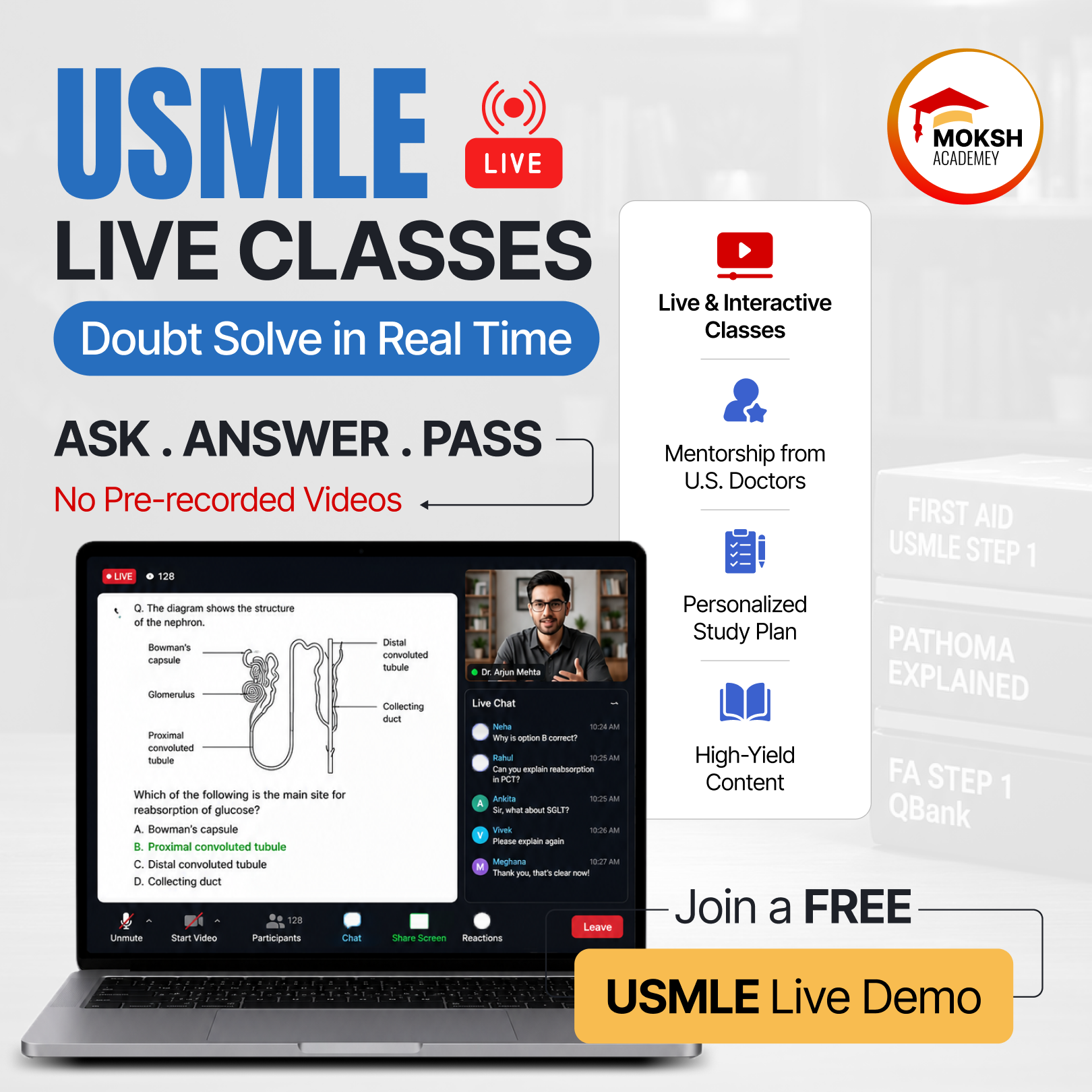 MOKSH Academy Facebook ad