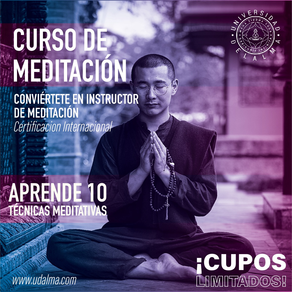 Universidad del Alma India Facebook ad: Chatea con nosotros