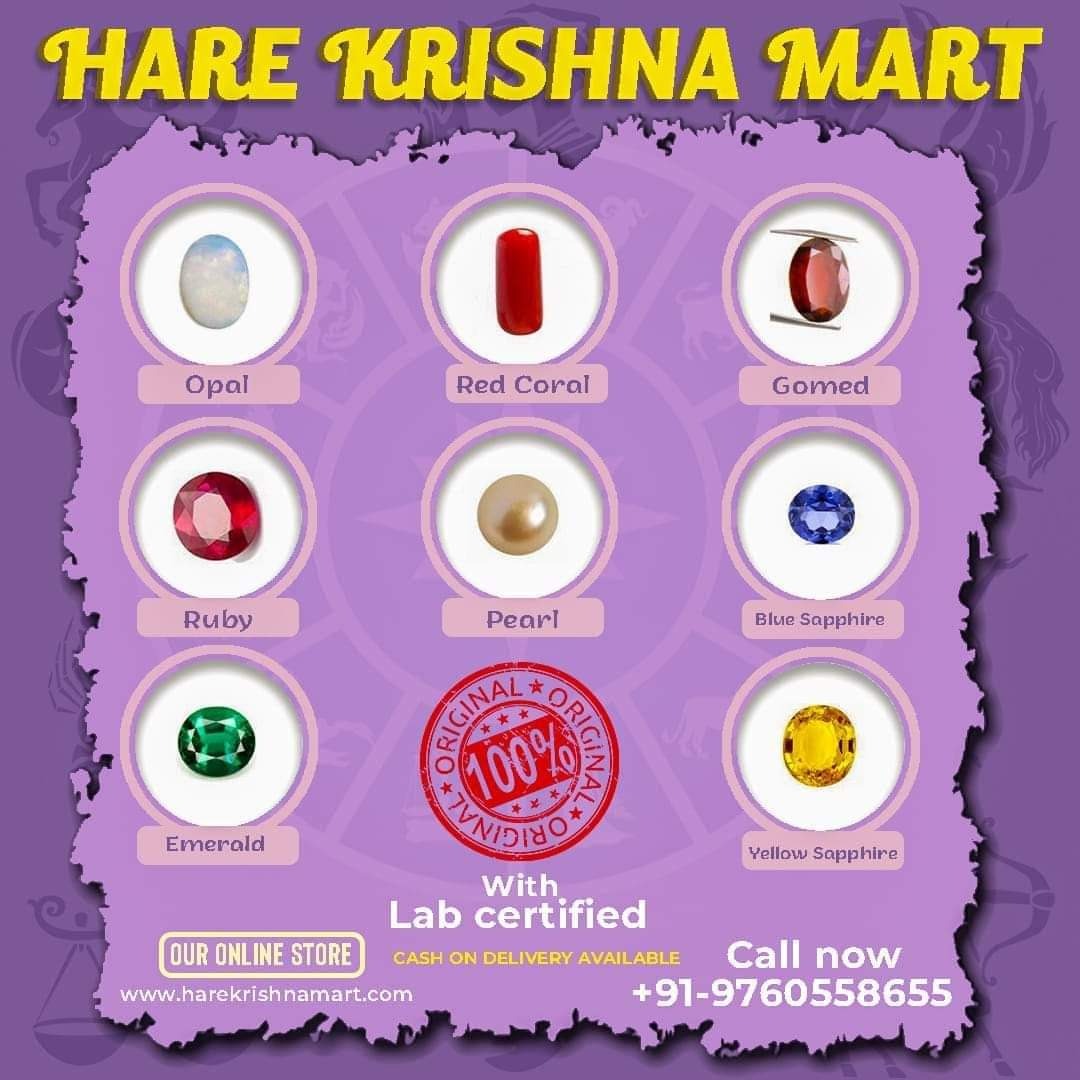 Harekrishnamart.com Facebook ad: Cerified Gemstone