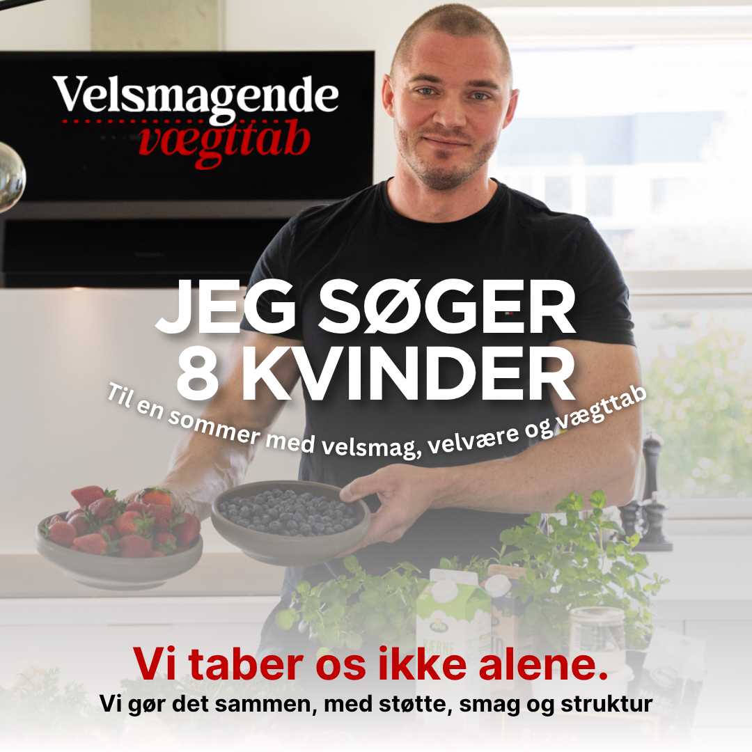Velsmagende Vægttab af Jonas Holm Facebook ad