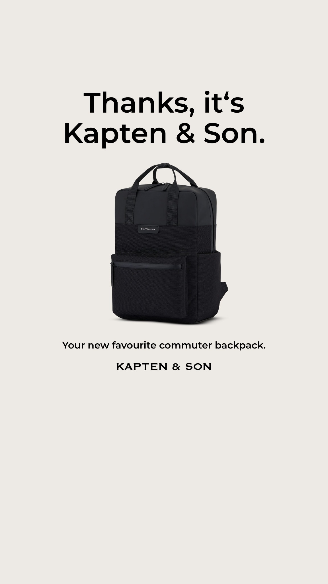 KAPTEN & SON Facebook ad