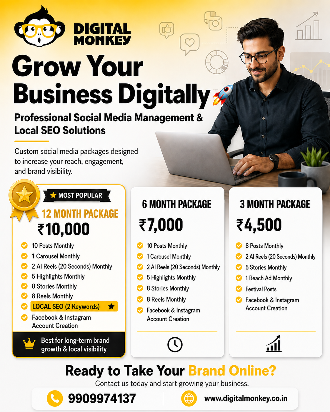 Bhaumik Dave Digital Marker Facebook ad: Ready to level up your online presence?