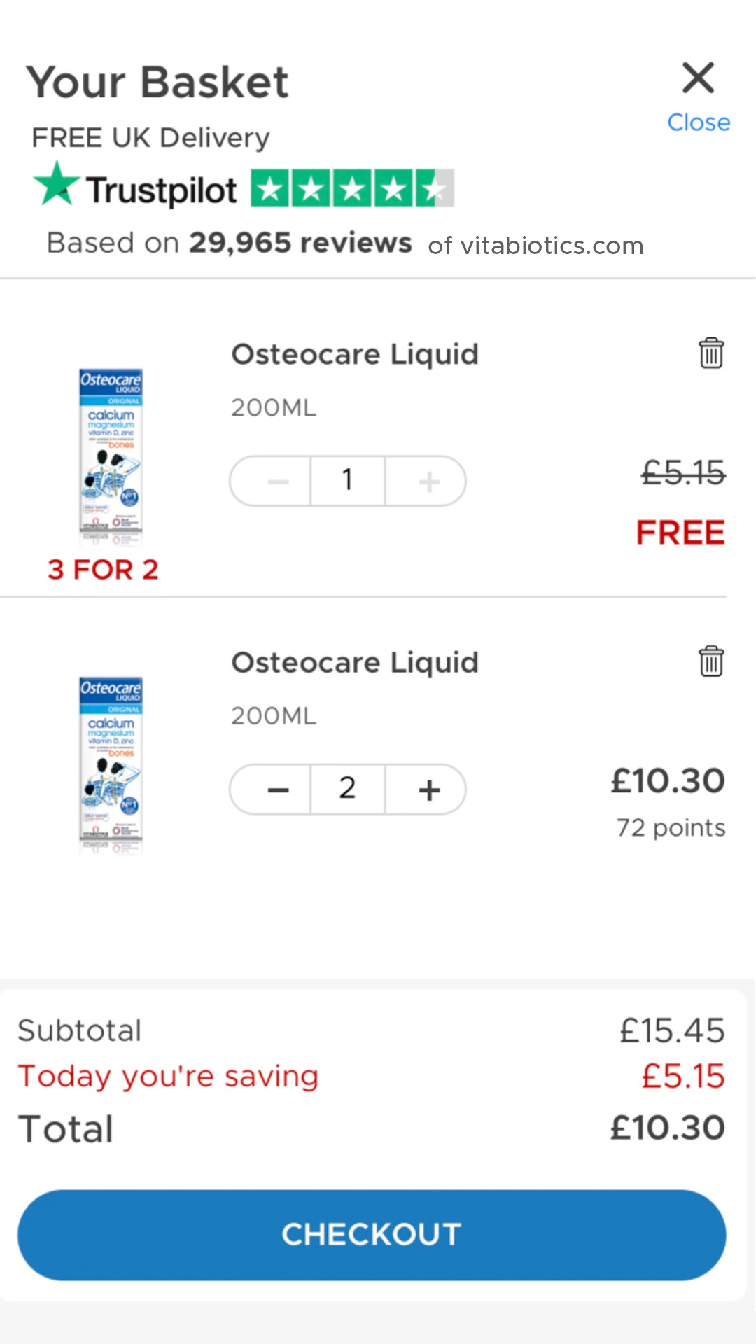 Vitabiotics Facebook ad